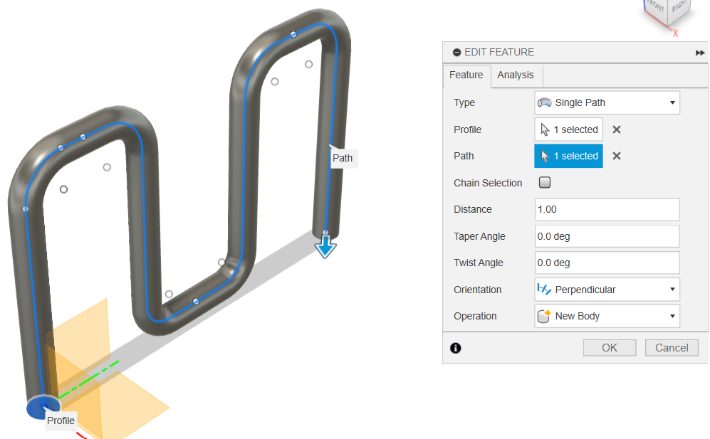 Dimensions of my design
