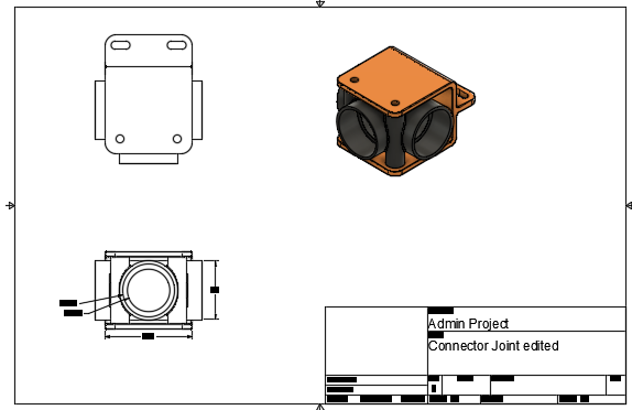 2D Drawing of connector joint