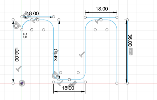 Dimensions of my design