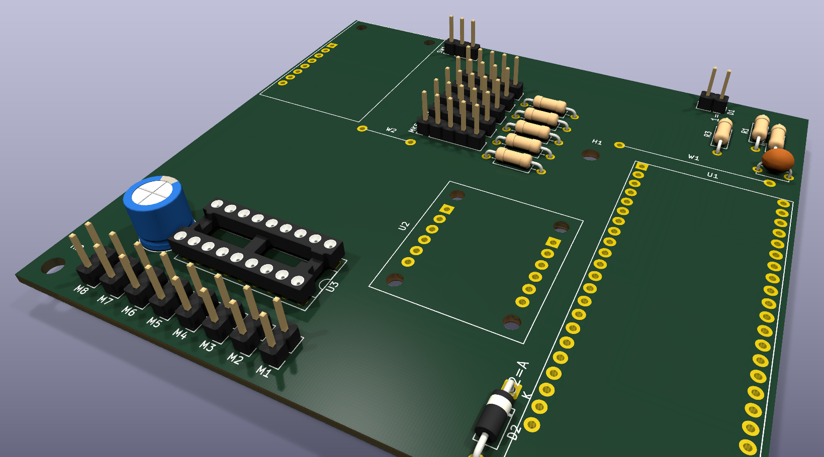 Single-sided milled backup, never needed